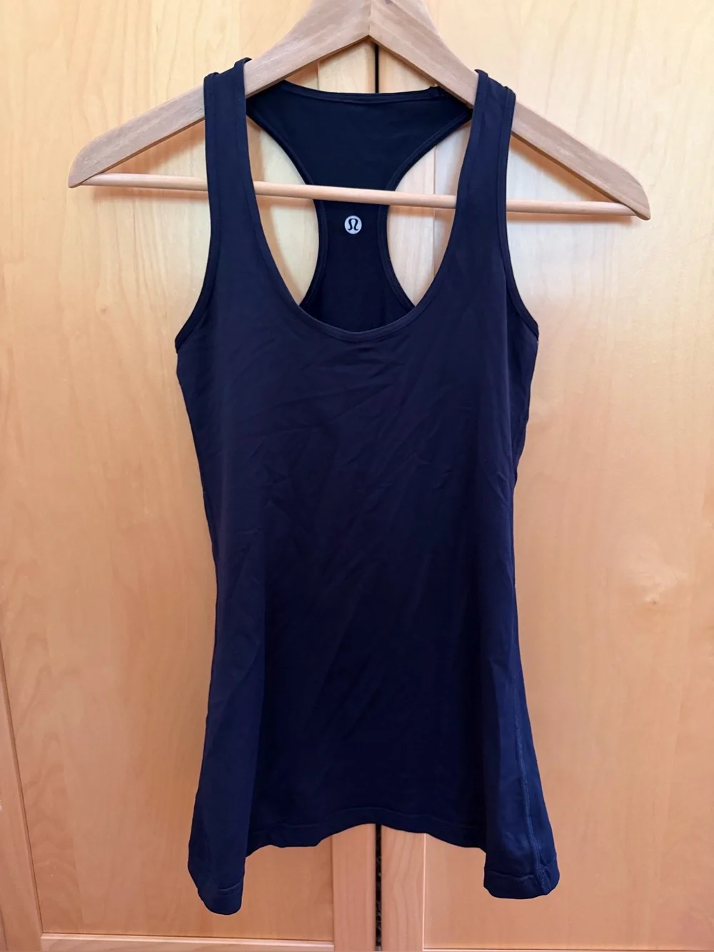 lululemon athletica Women's Navy Blue Racerback Tank Top